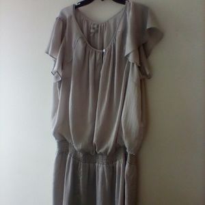Silver party dress